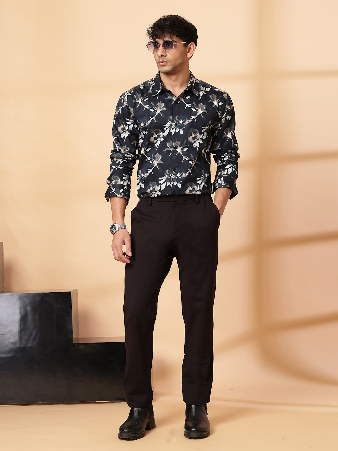 Men’s Everyday Navy Cotton Shirt