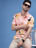Floral Fantasy Pink Rayon Shirt