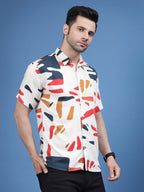 Floral Fantasy Multicolored Rayon Shirt