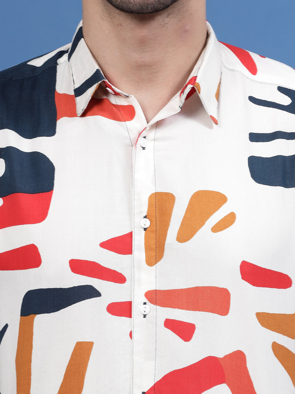 Floral Fantasy Multicolored Rayon Shirt