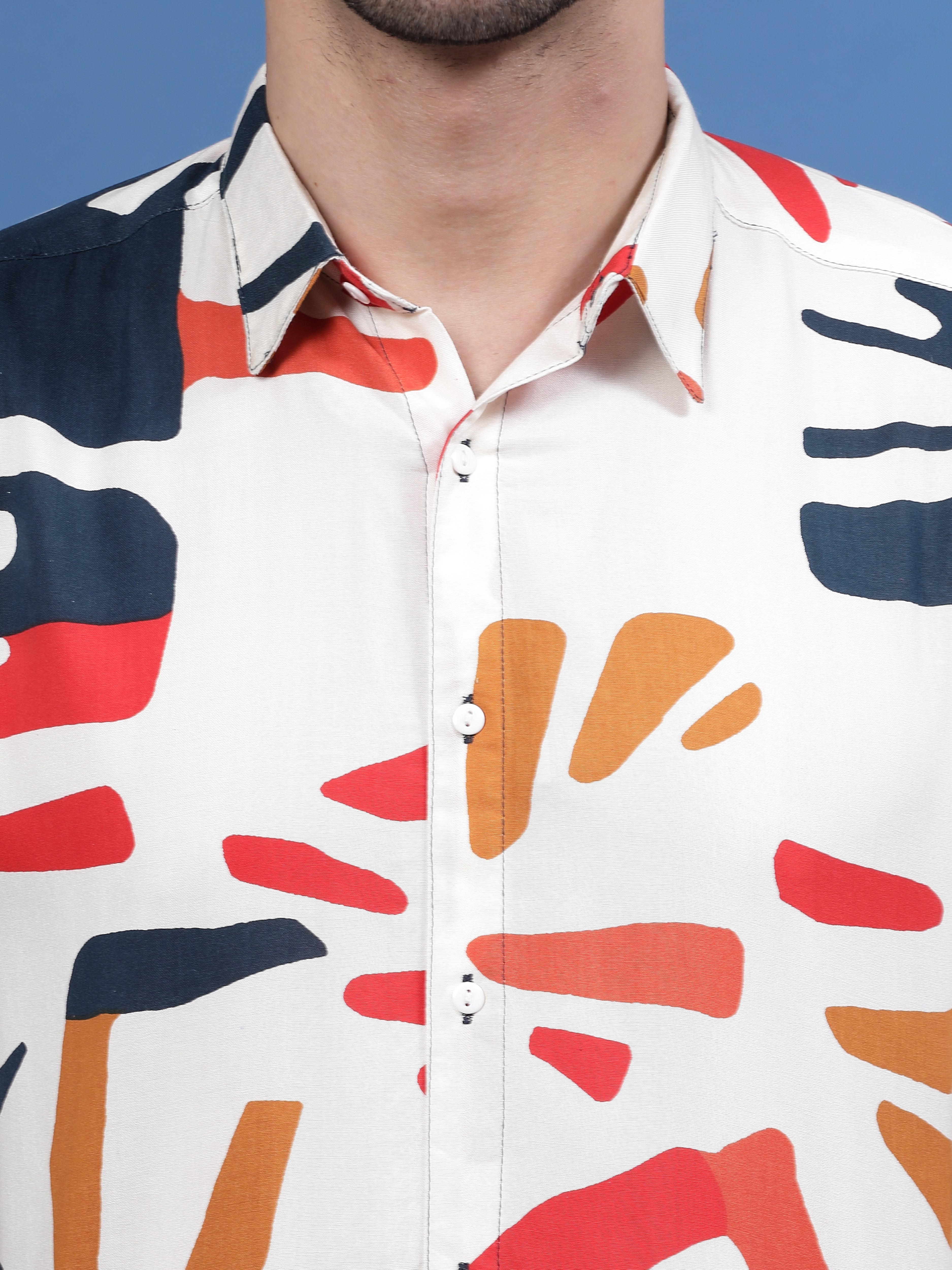 Floral Fantasy Multicolored Rayon Shirt