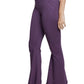 Organic Cotton Flare Pant (Plum)