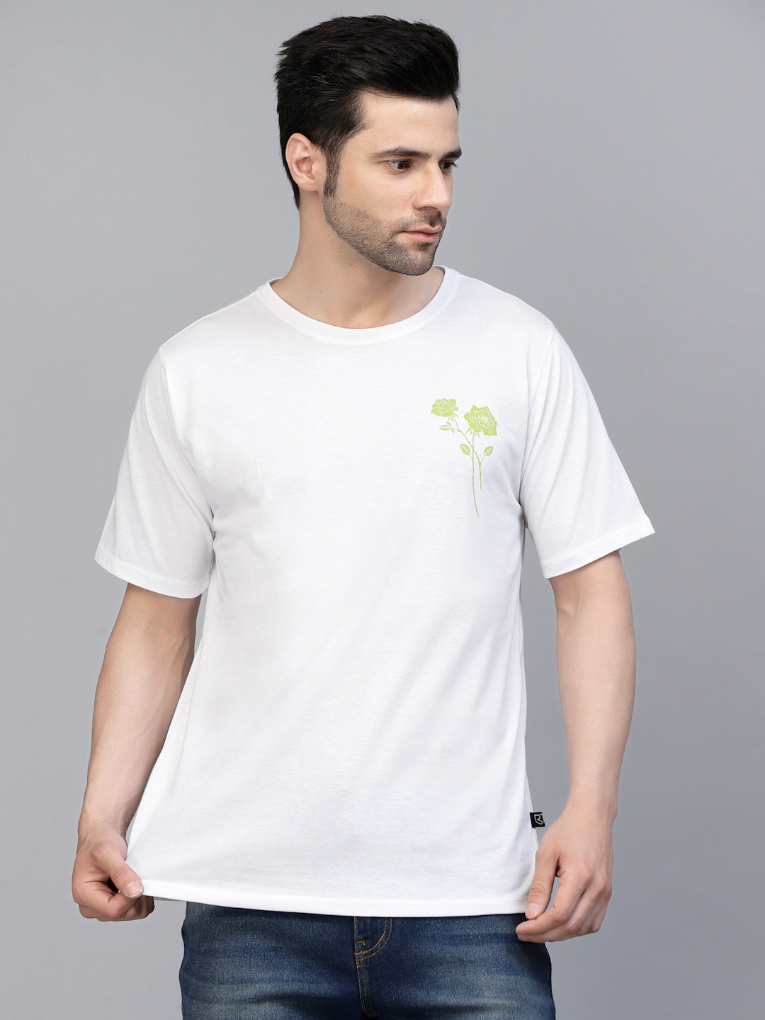 Not Bound Oversized Cotton White T-shirt