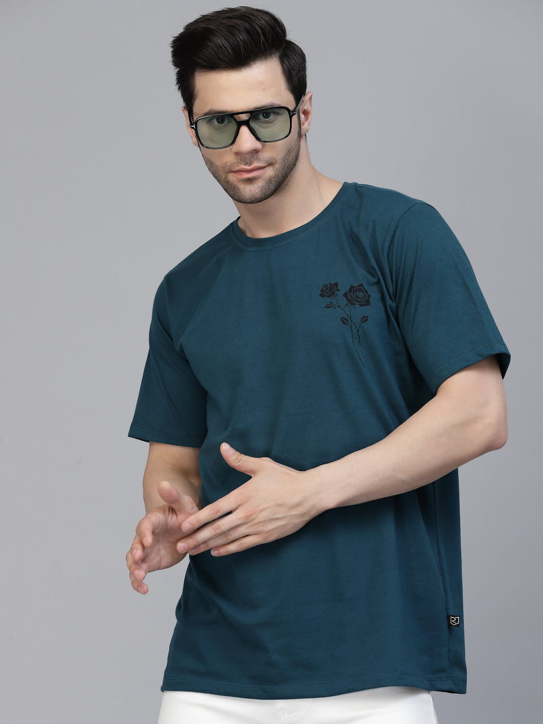 Not Bound Oversized Cotton Green T-shirt