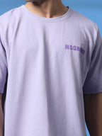 Men Drink in Design Purple Oversized T-shirt