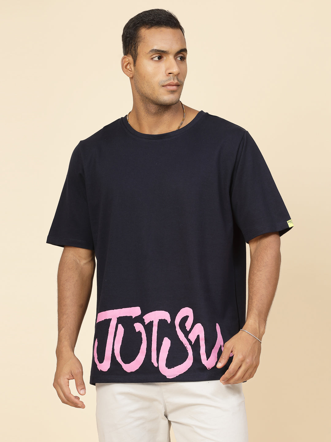 Anime Enchantment Navy Oversized Tee