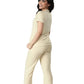 Tencel Ribbed Tee (Sand)