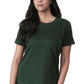 Tencel Ribbed Tee (Pine Green)