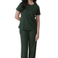Tencel Ribbed Tee (Pine Green)