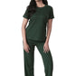 Ribbed Lounge Pants (Pine Green)