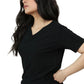 Bamboo V-Neck T-Shirt (Carbon Black)