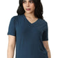 Bamboo V-Neck T-Shirt (Rustic Blue)