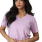 Bamboo V-Neck T-Shirt (Lavender Haze)