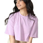Bamboo Boxy Tee (Lavender Haze)