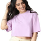 Bamboo Boxy Tee (Lavender Haze)