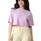 Bamboo Boxy Tee (Lavender Haze)