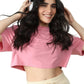 Bamboo Boxy Tee (Wild Rose)