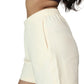 Women’s Organic Cotton Lounge Shorts – High-Waist with Utility Pocket (280 GSM) (Butterscotch)
