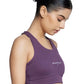Essential Cotton Sports Bra (Plum)