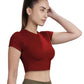 Bamboo Crop Top (Bold Red)
