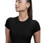 Bamboo Crop Top (Carbon Black)