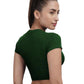 Bamboo Crop Top (Pine Green)