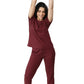 Ribbed Lounge Pants (Sangria)