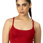 Bamboo Strappy Top (Bold Red)