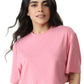Bamboo Boxy Tee (Wild Rose)