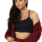 Bamboo strappy top (Midnight Navy)