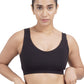 U-Neck Active Bra (Carbon Black)