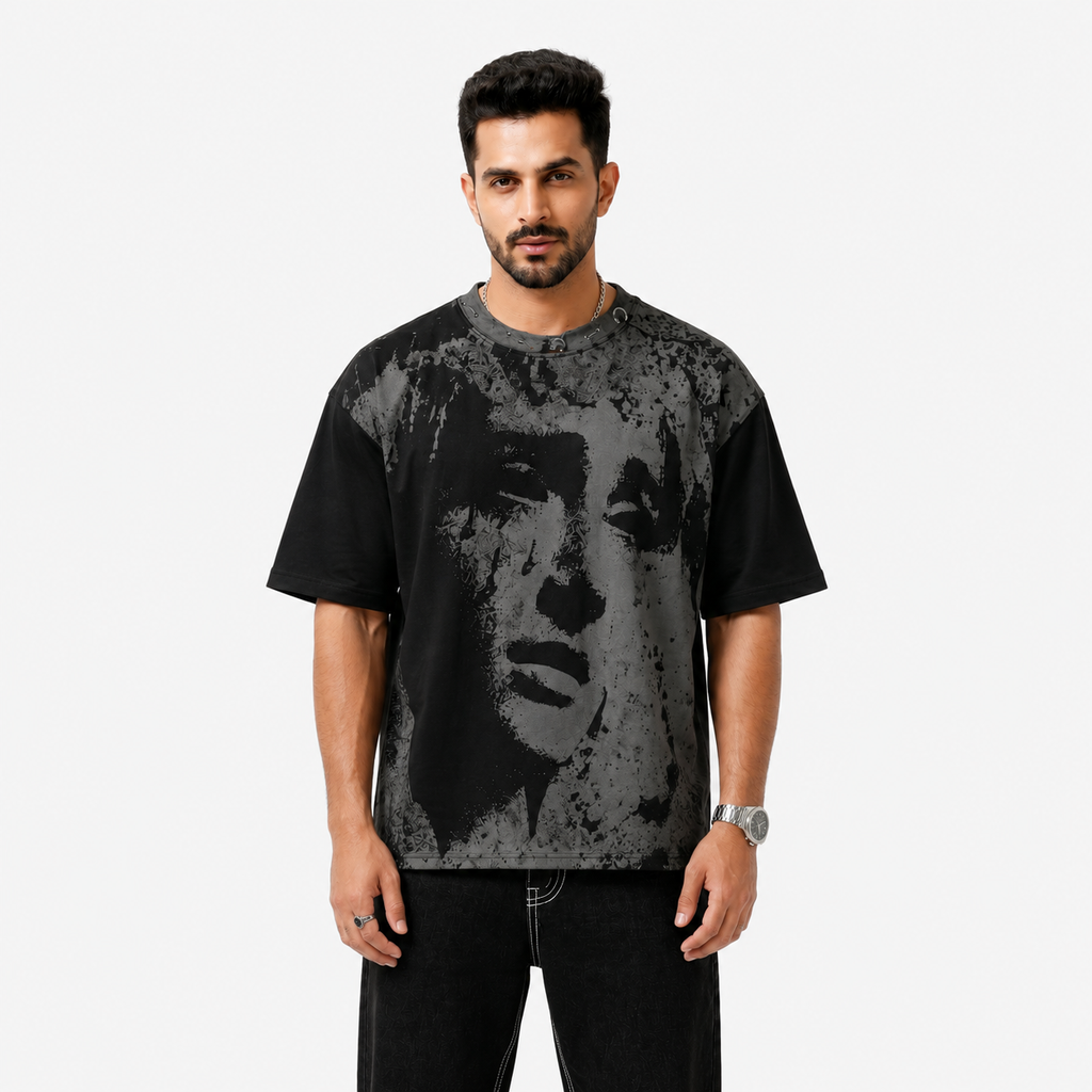 Charcoal Wing Tee