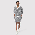 Illusion Jacquard Knit Shorts for Men SIC