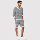 ILLUSION JACQUARD KNIT SHORTS