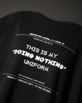 Doing Nothing Black T-Shirt