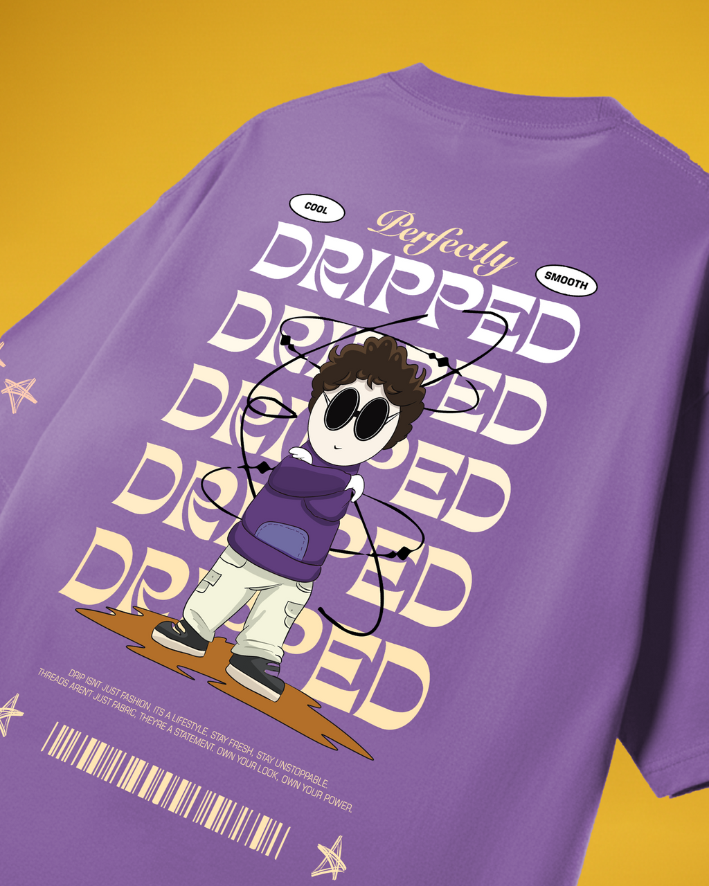 Classic Dripped Lavender T-Shirt