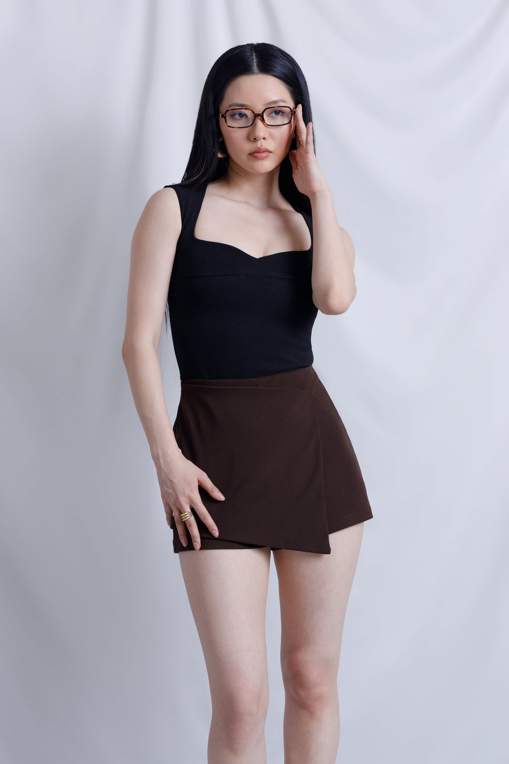 Stretch Sweetheart Neckline Bodysuit