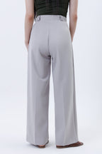 Pleated Parallel Trousers