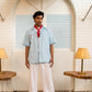 Summer Stripe Shirt - Sky