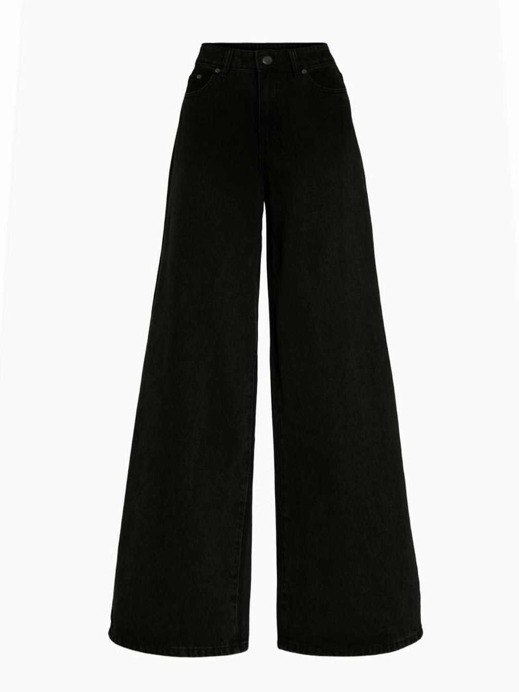 Black Wide Leg Jeans Stylish Wodrobe