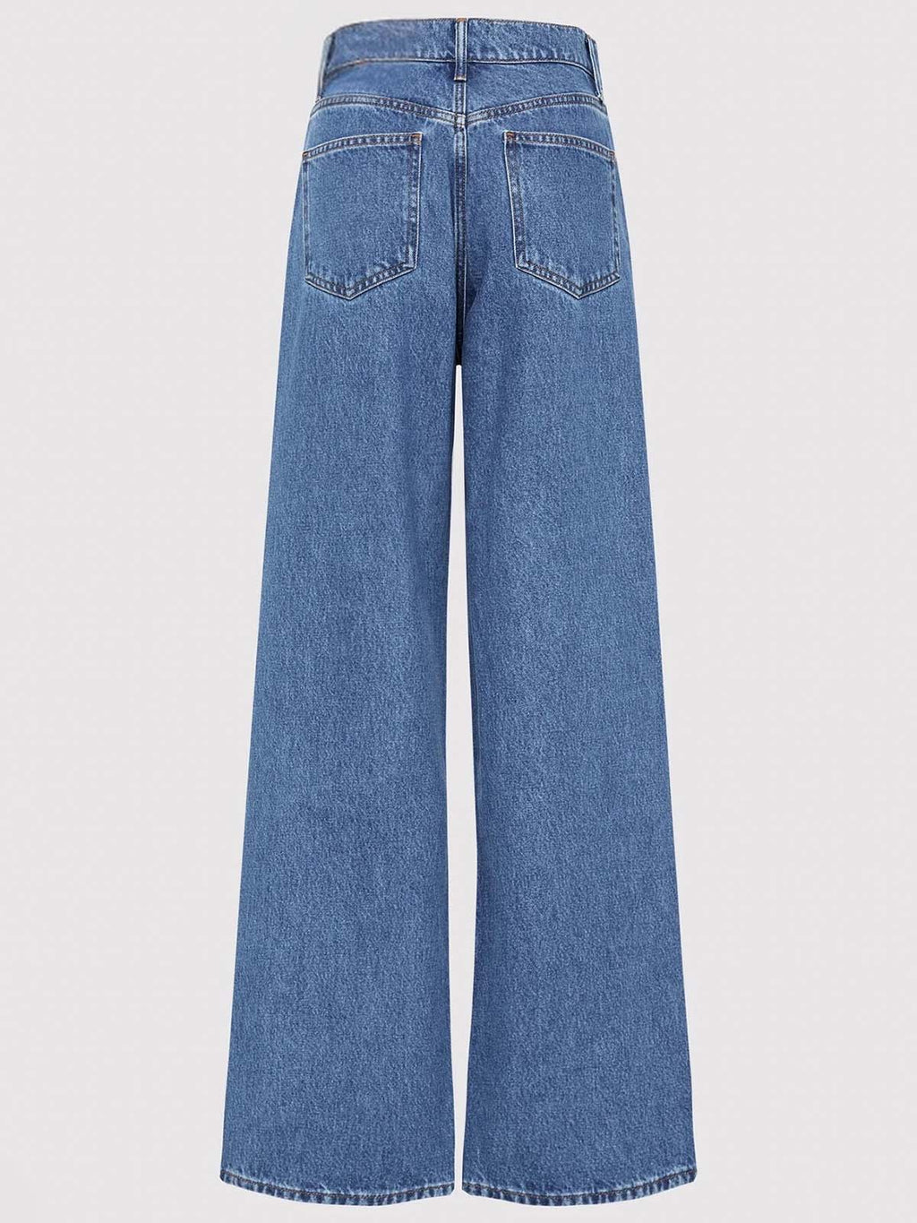 Ocean Blue Wide Leg Jeans Stylish Wodrobe