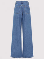 Ocean Blue Wide Leg Jeans Stylish Wodrobe