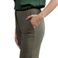 Women’s All Day Work Pants – SORONA® Stretch Trousers (220 GSM) (Forest Melange)