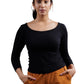 Full Sleeve Bamboo Top (Carbon Black)