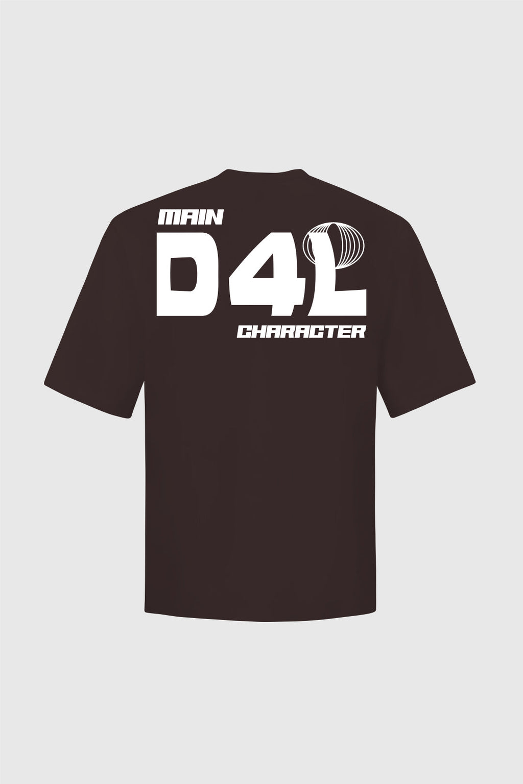 Future Heavyweight Oversized Brown T-Shirt Main Character