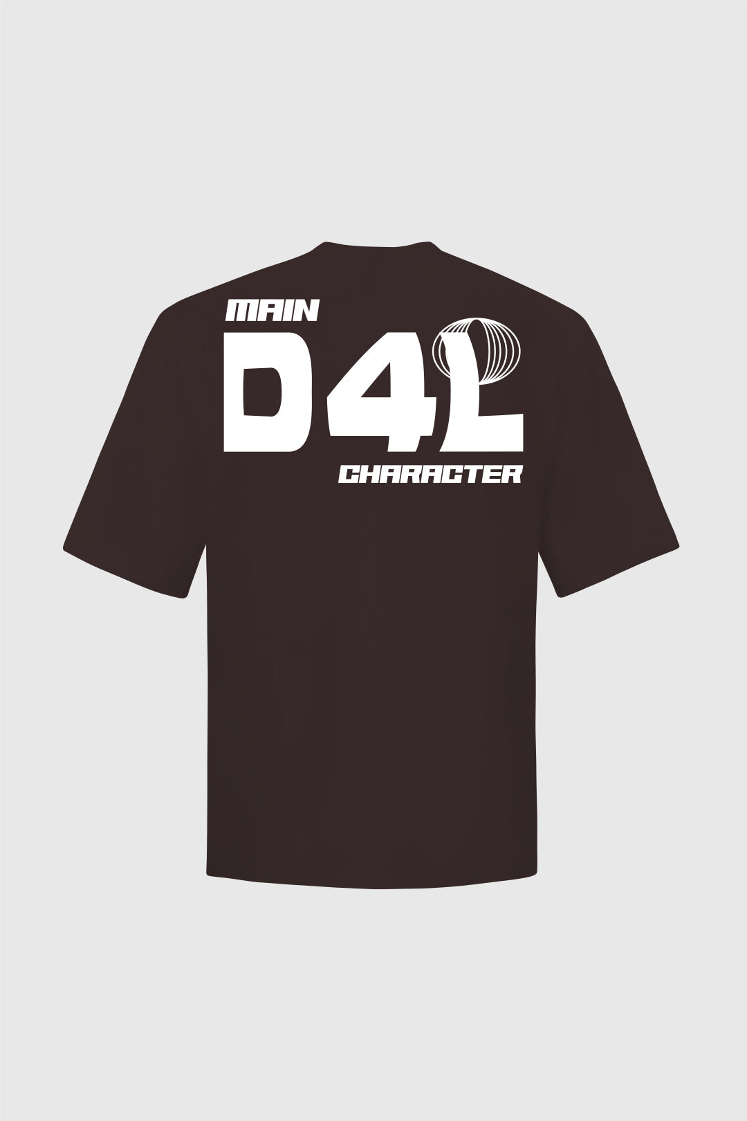 Future Heavyweight Oversized Brown T-Shirt Main Character