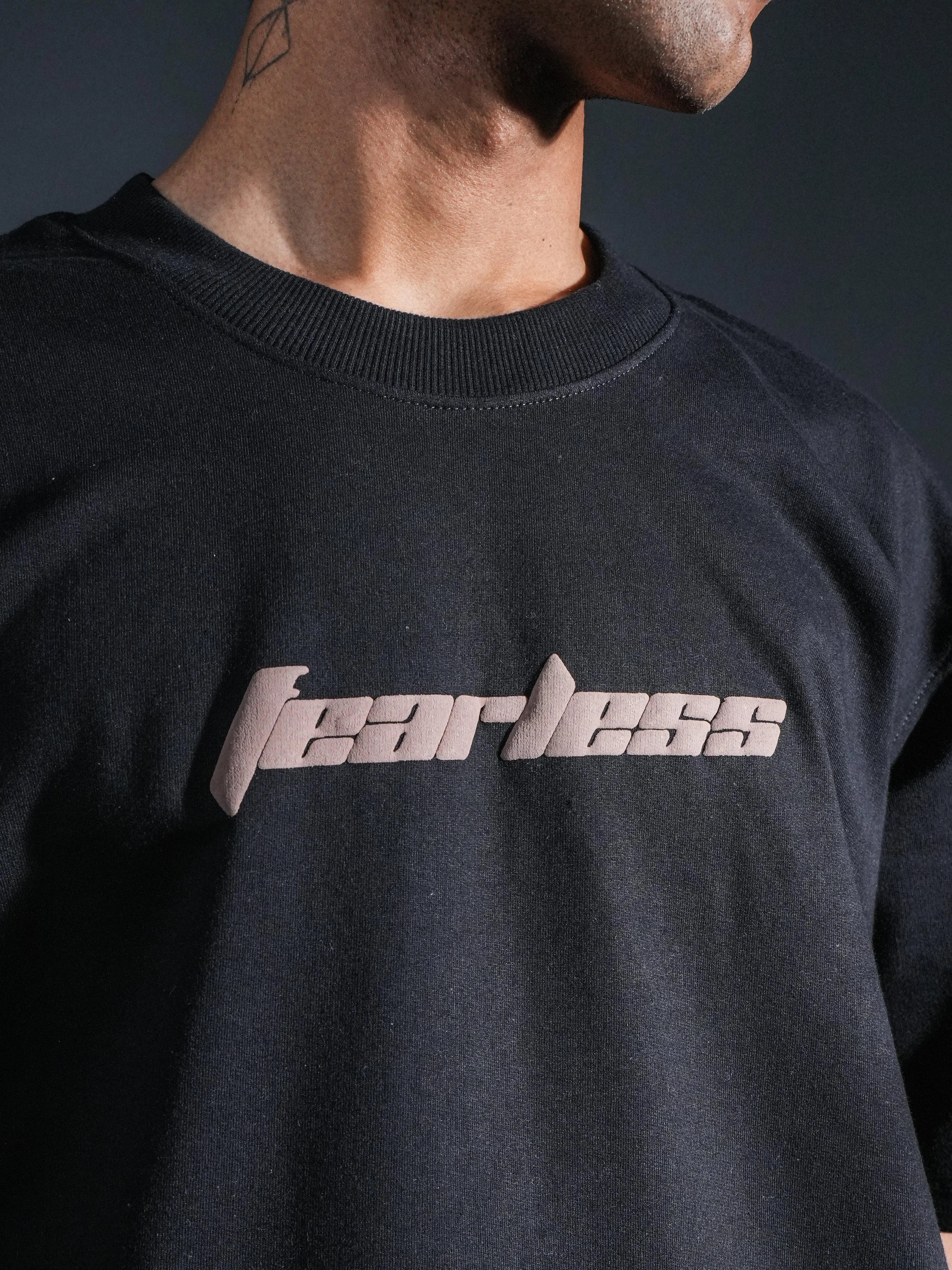 Unisex Fearless Tiger Print Oversized T-Shirt Boozee