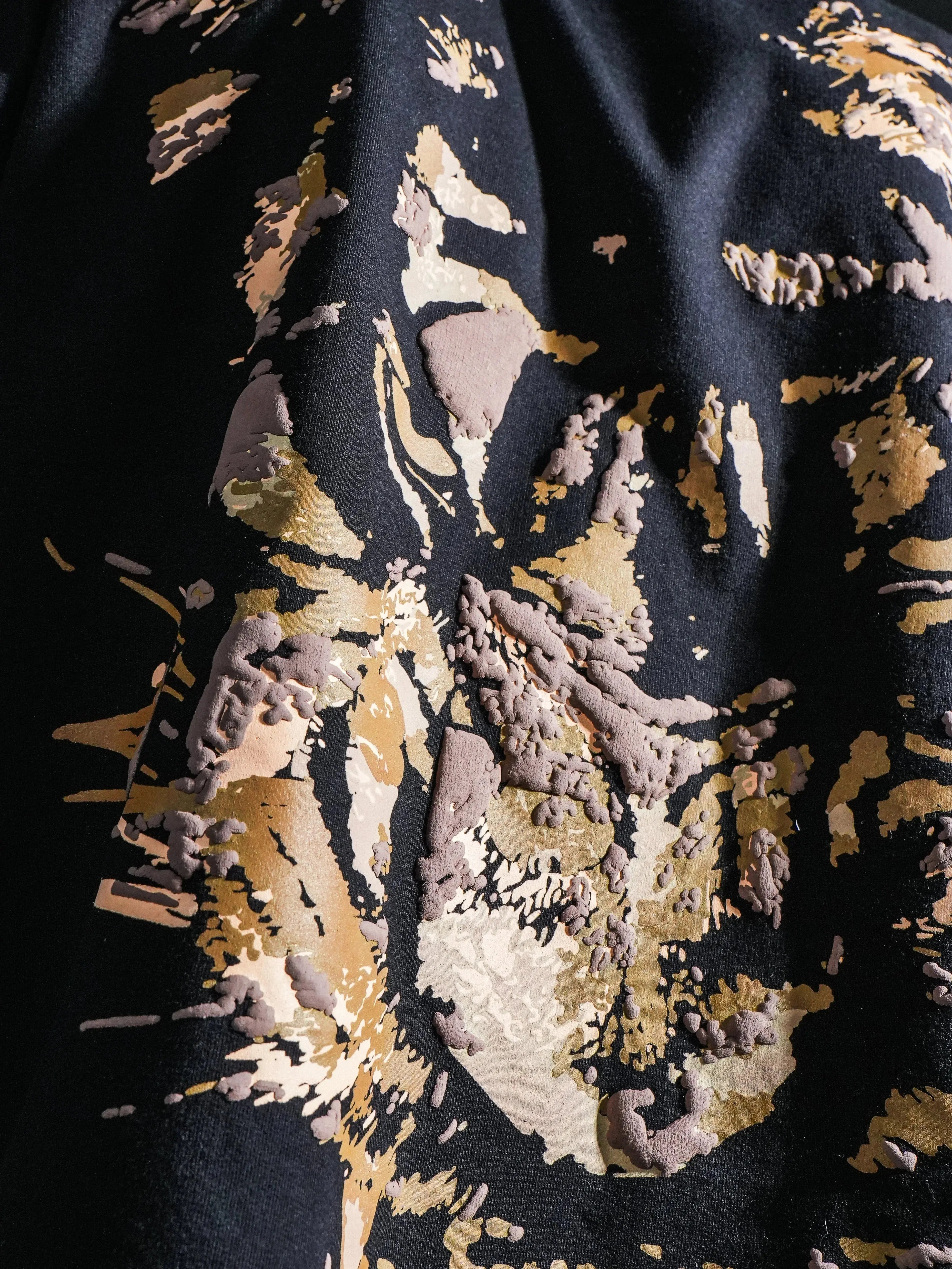 Unisex Fearless Tiger Print Oversized T-Shirt Boozee