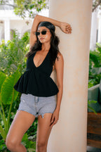 Balloon Hem Top