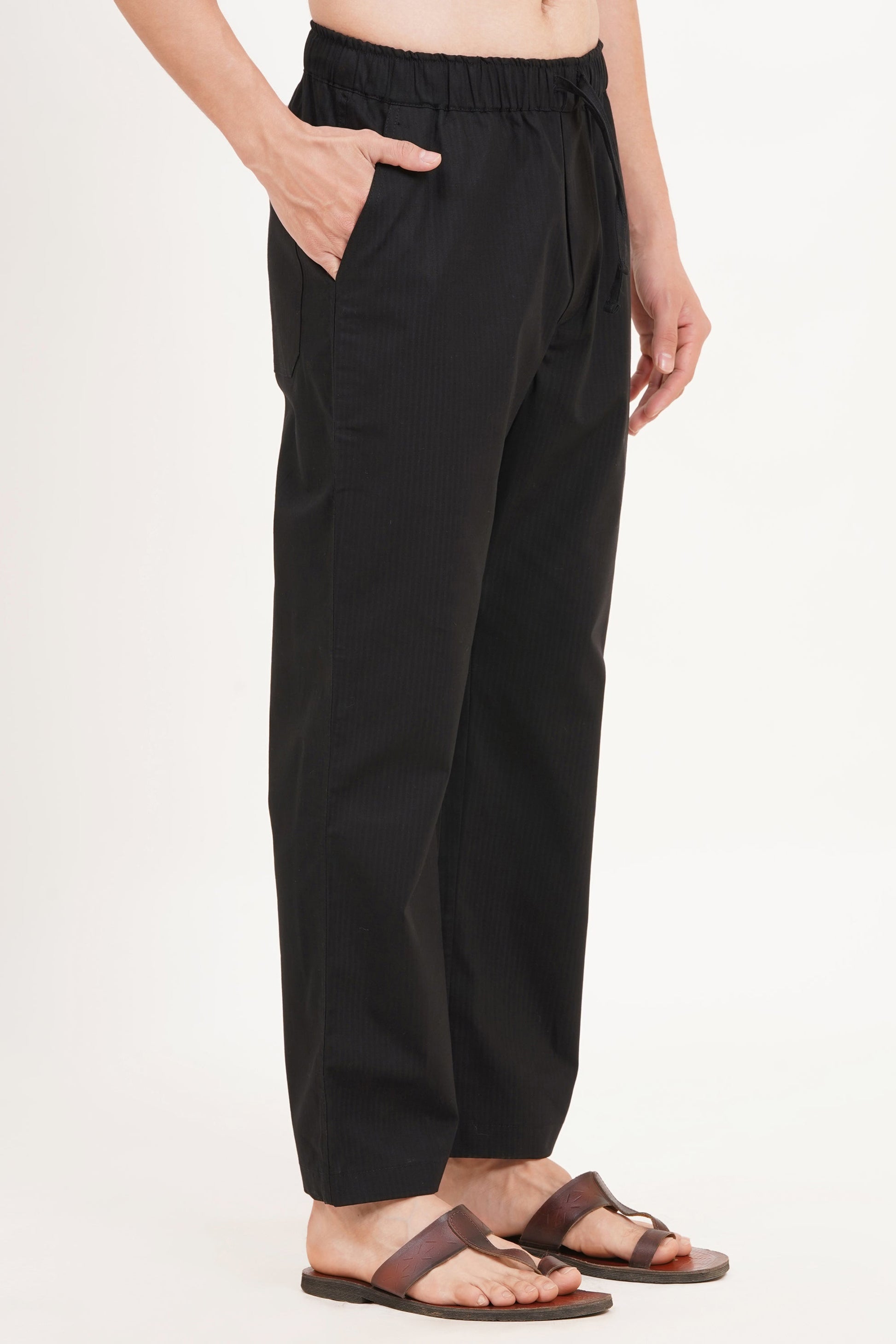 Men’s Black Co-ords set Understated Luxury & Effortless Style - Adam Spirit